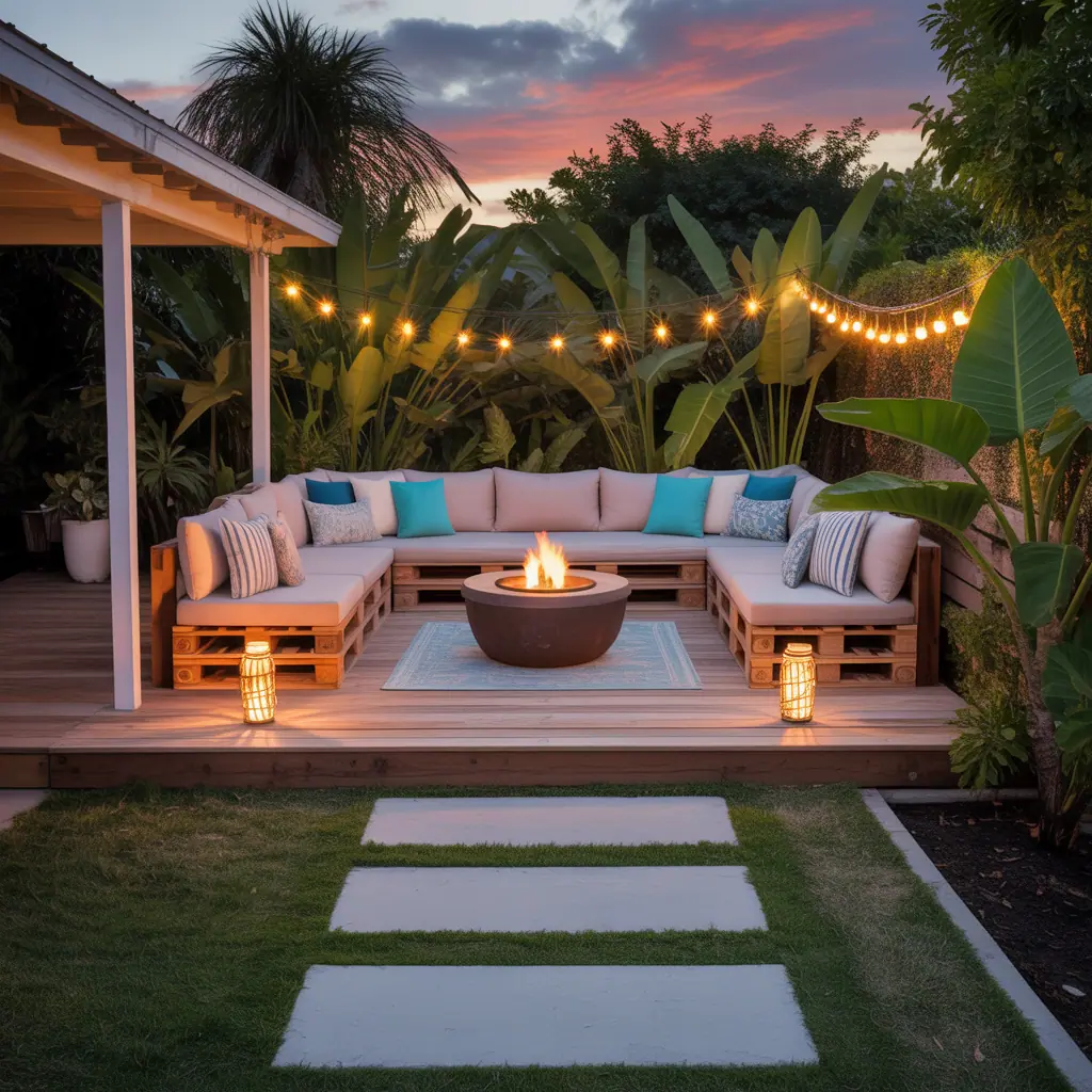 tiki torch ideas decoration