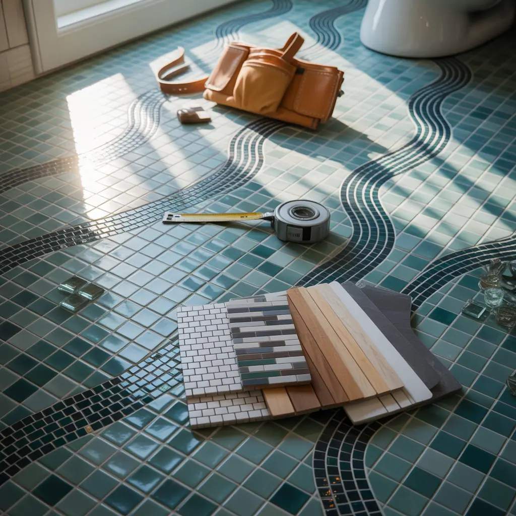 tile ideas bathroom floor