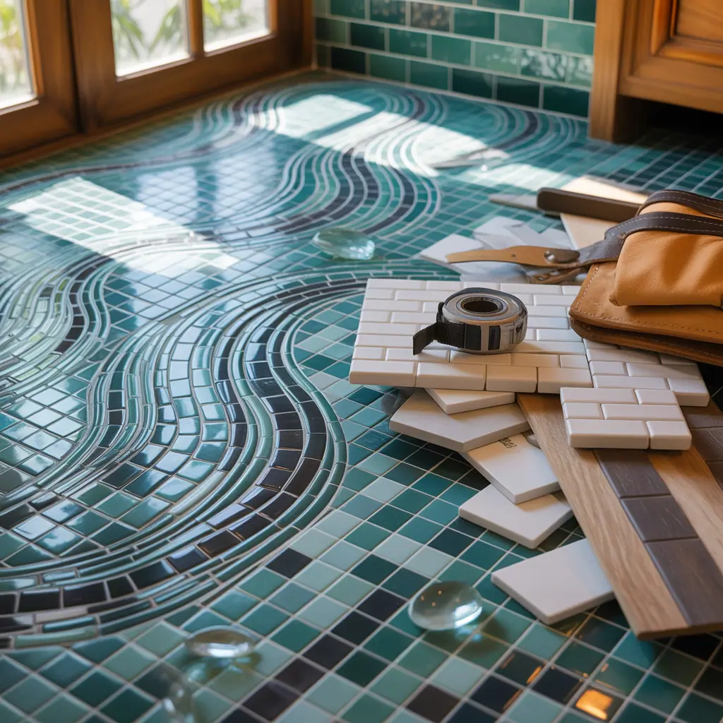 tile ideas bathroom floor