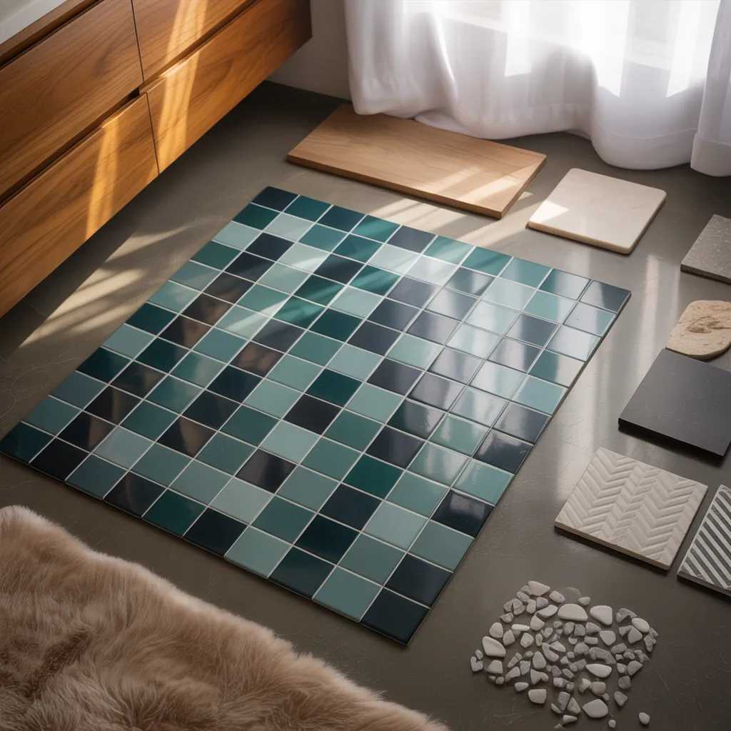 tile ideas bathroom floor