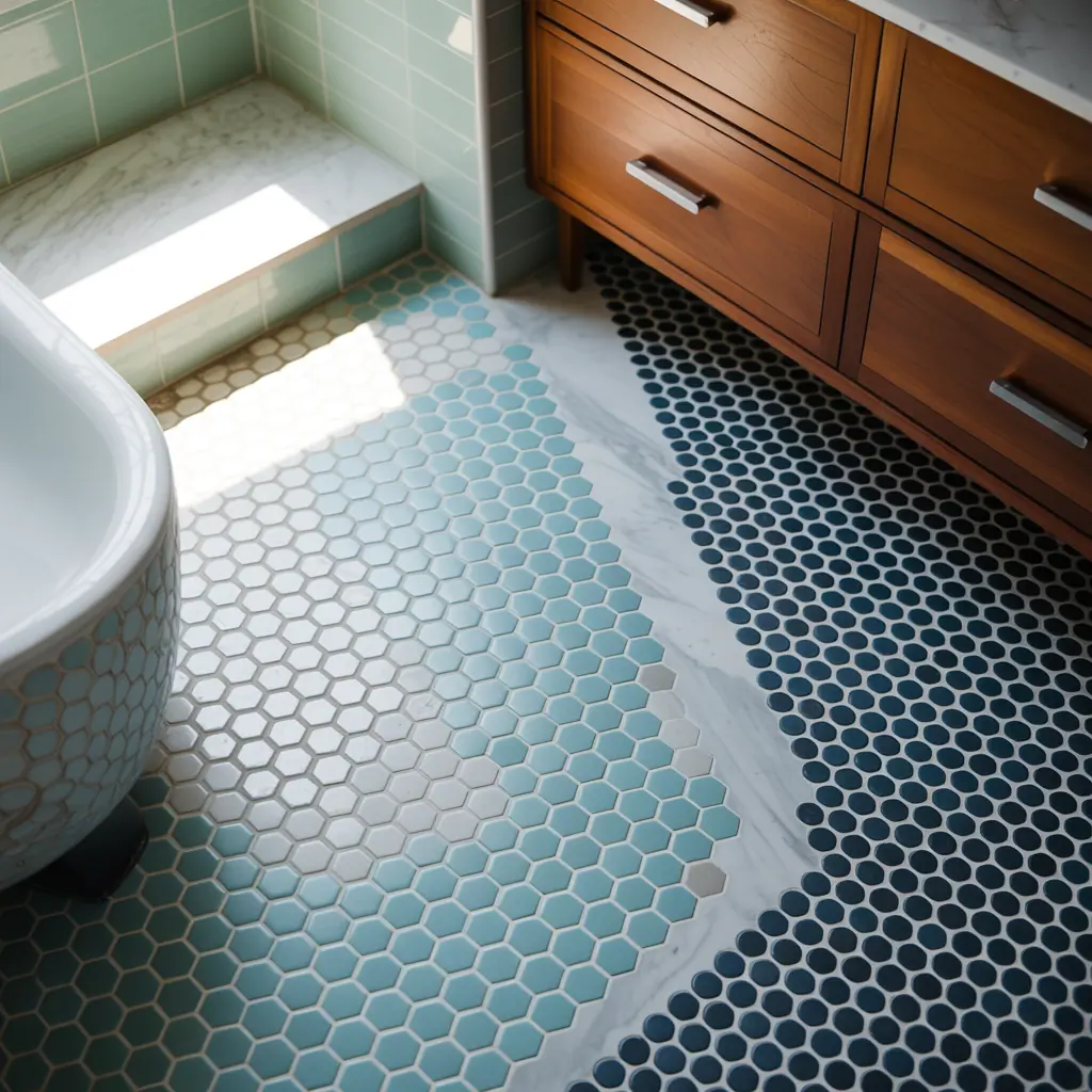 tile ideas bathroom floor