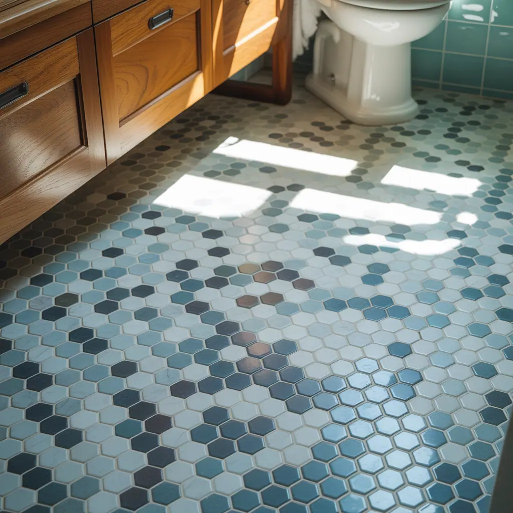 tile ideas bathroom floor