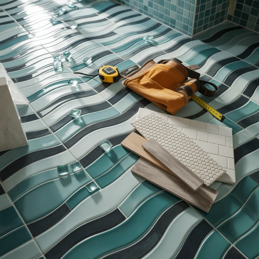 tile ideas bathroom floor