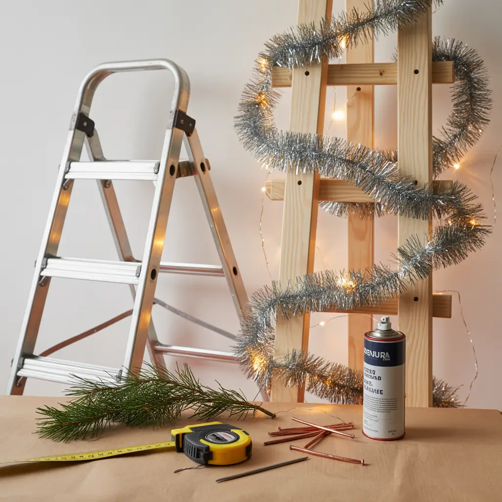 tinsel garland decorating ideas