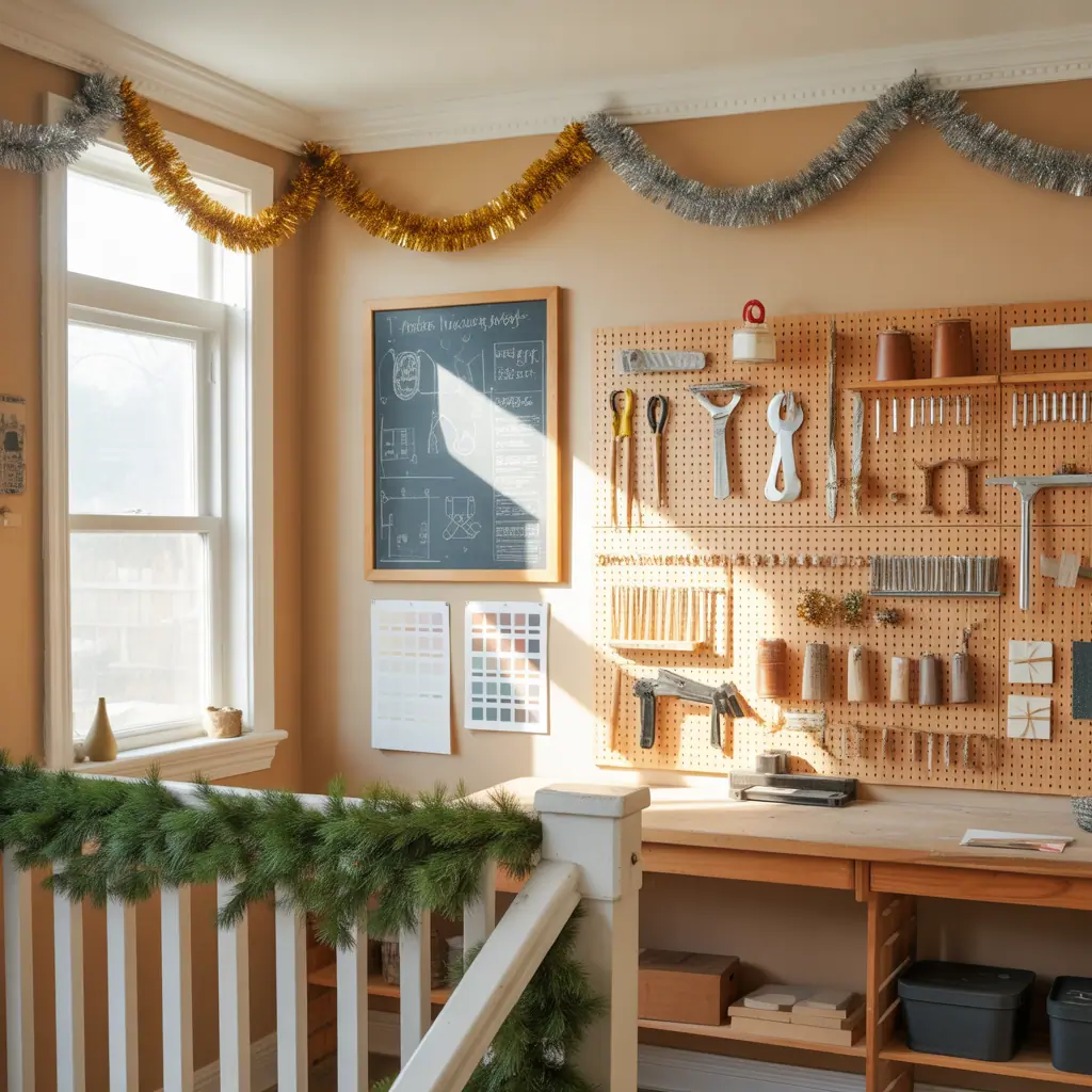 tinsel garland decorating ideas