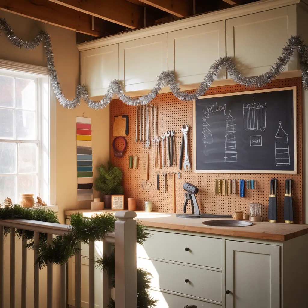 tinsel garland decorating ideas