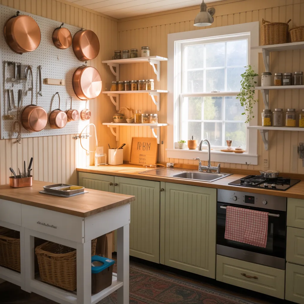 tiny cottage kitchen