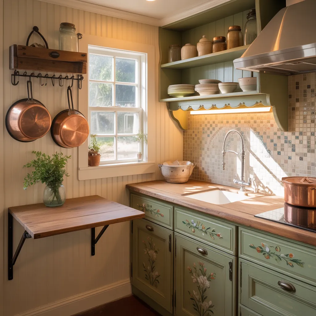 tiny cottage kitchen
