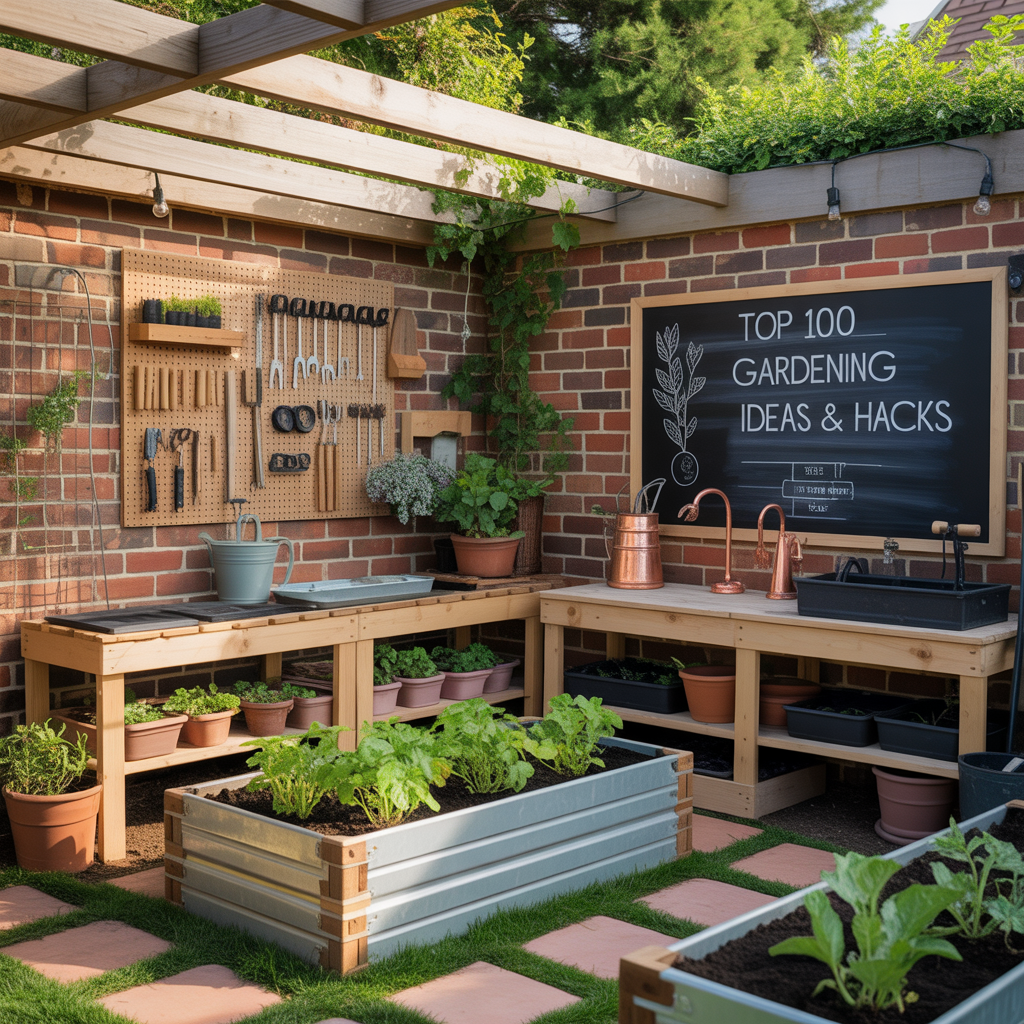 top 100 gardening ideas and hacks