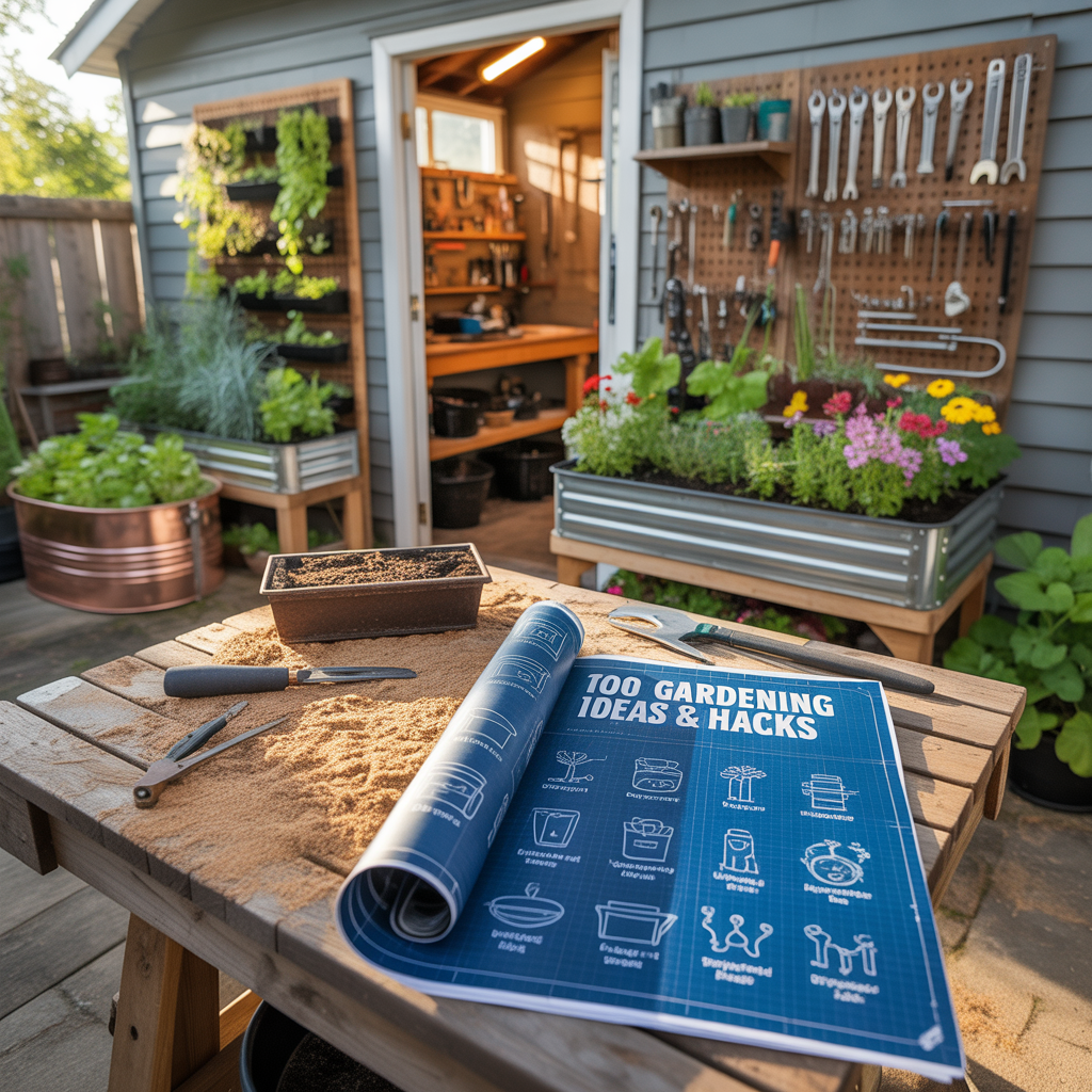 top 100 gardening ideas and hacks