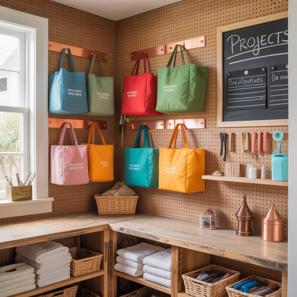 tote bags storage ideas