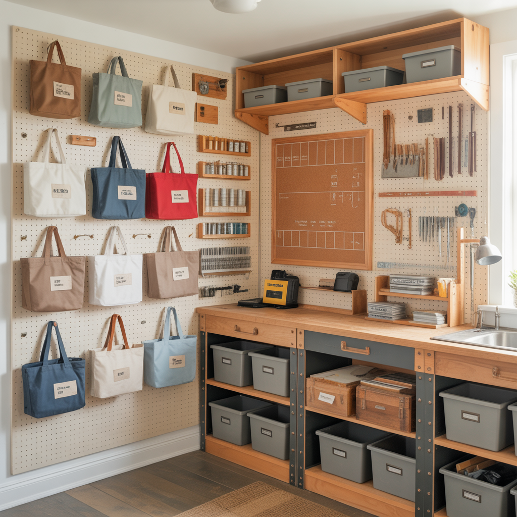 tote bags storage ideas