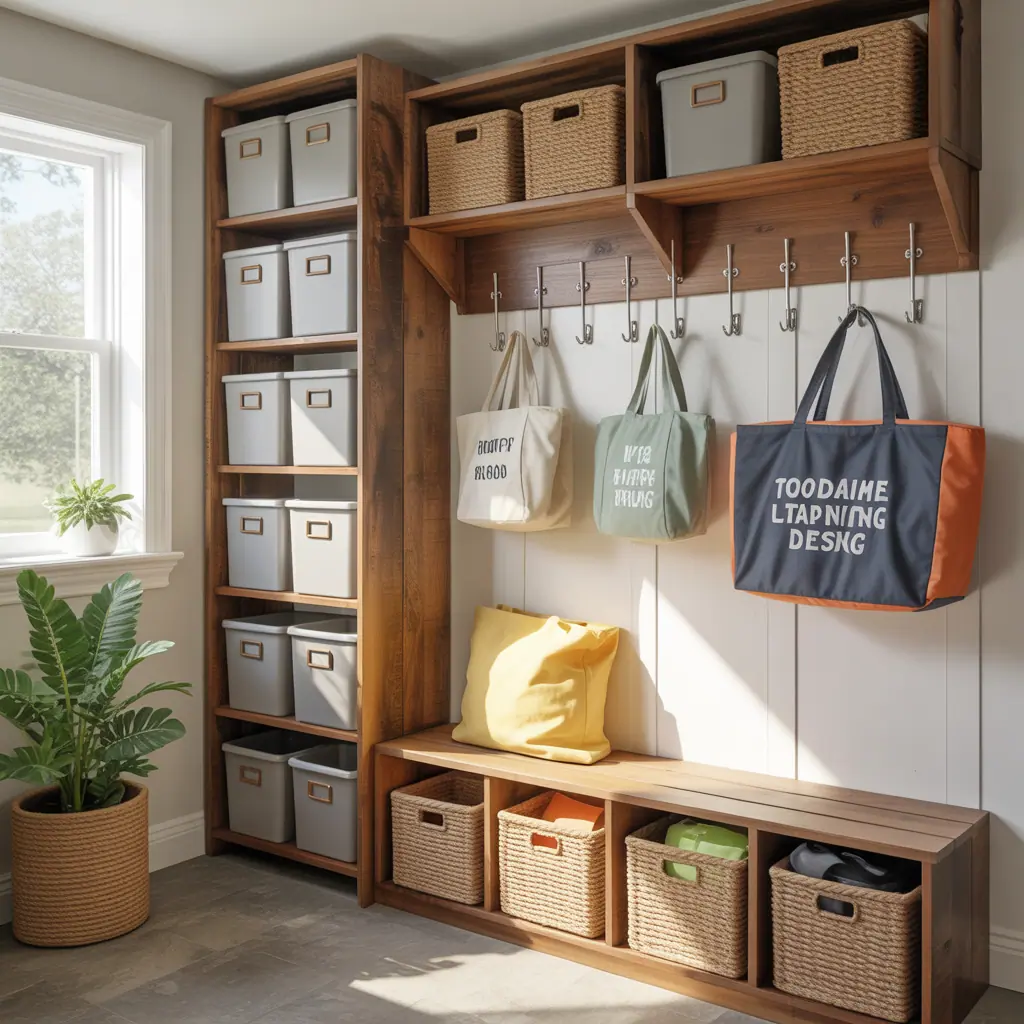 tote bags storage ideas