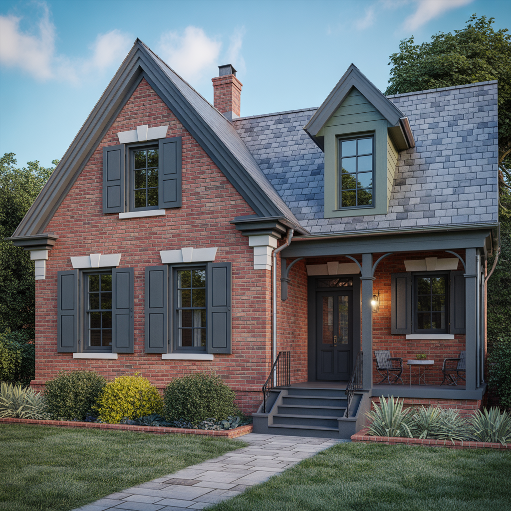 trim colors for red brick house ideas
