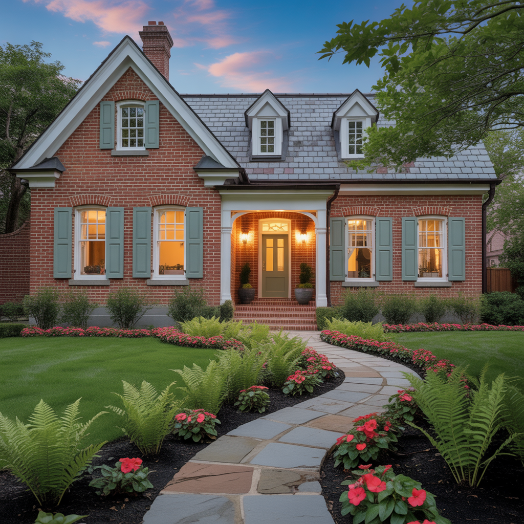 trim colors for red brick house ideas