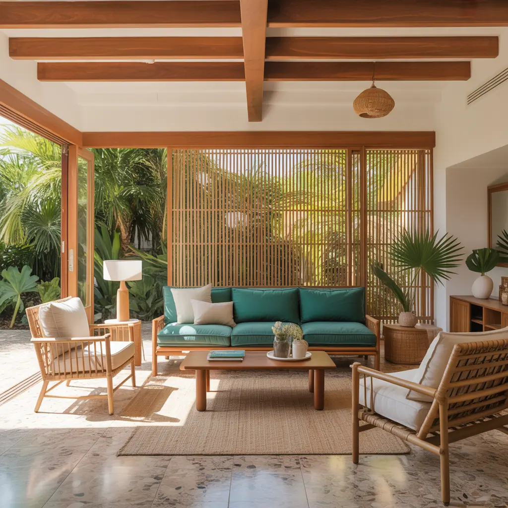 tropical modern living room decor ideas