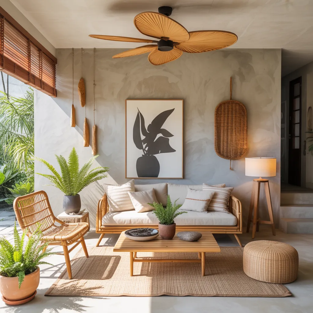 tropical modern living room decor ideas