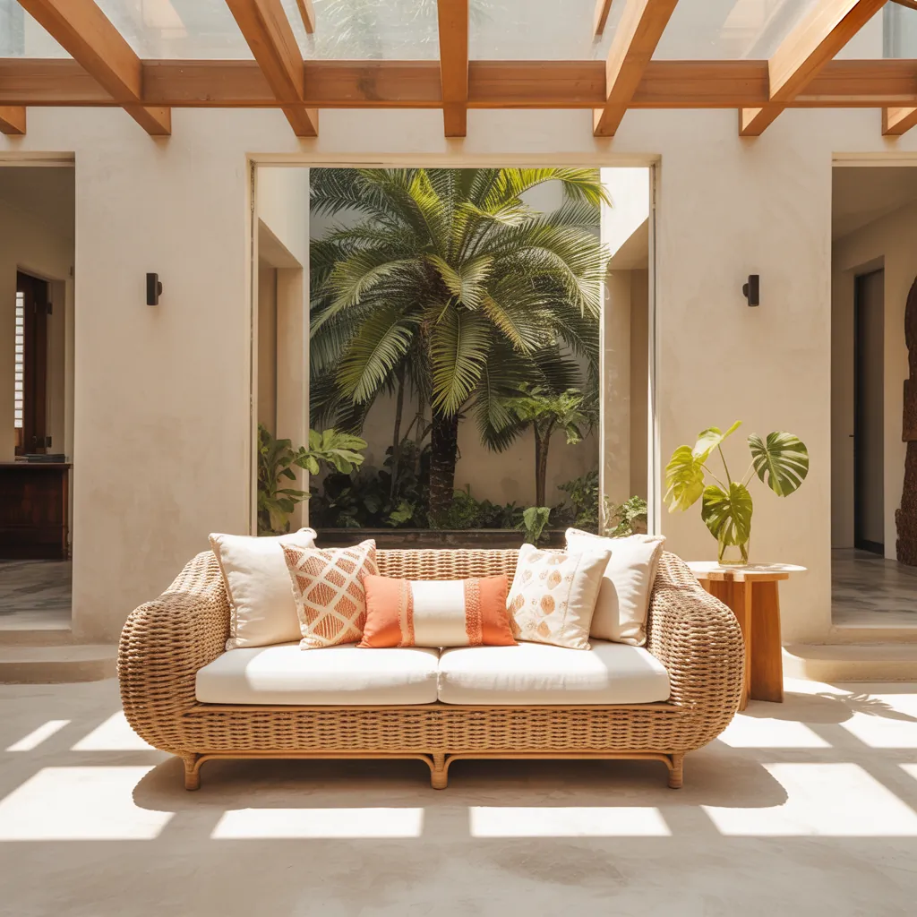 tropical modern living room decor ideas