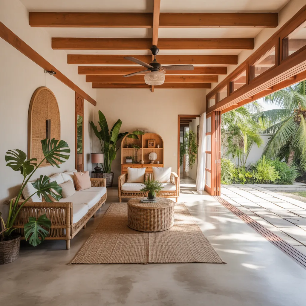 tropical modern living room decor ideas