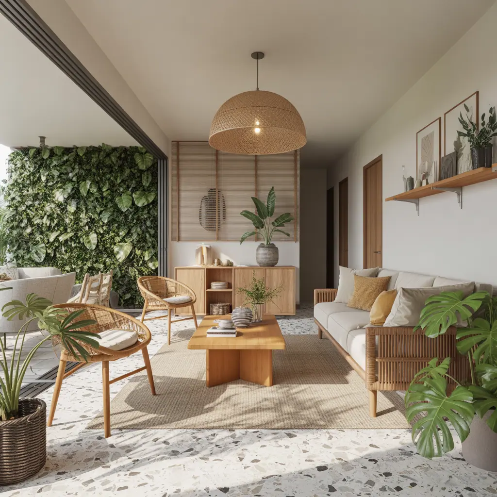 tropical modern living room decor ideas