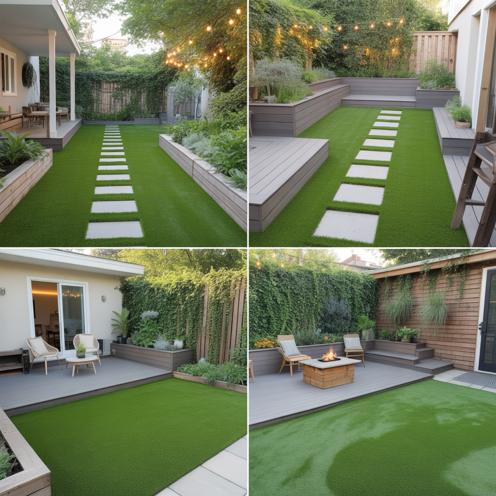 turf ideas backyard