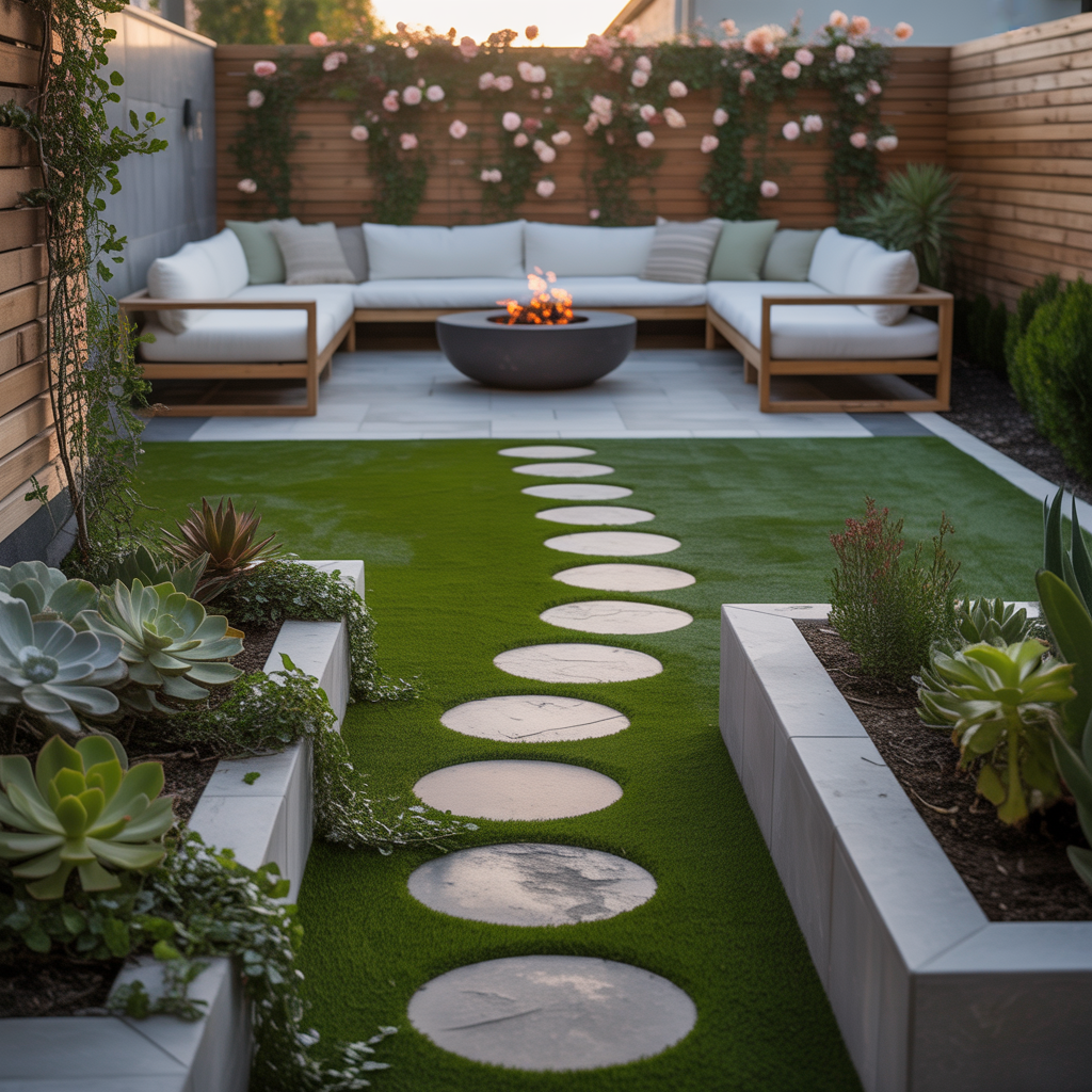 turf ideas backyard