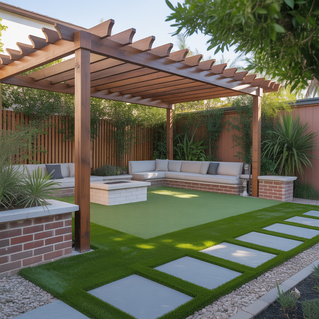 turf ideas backyard