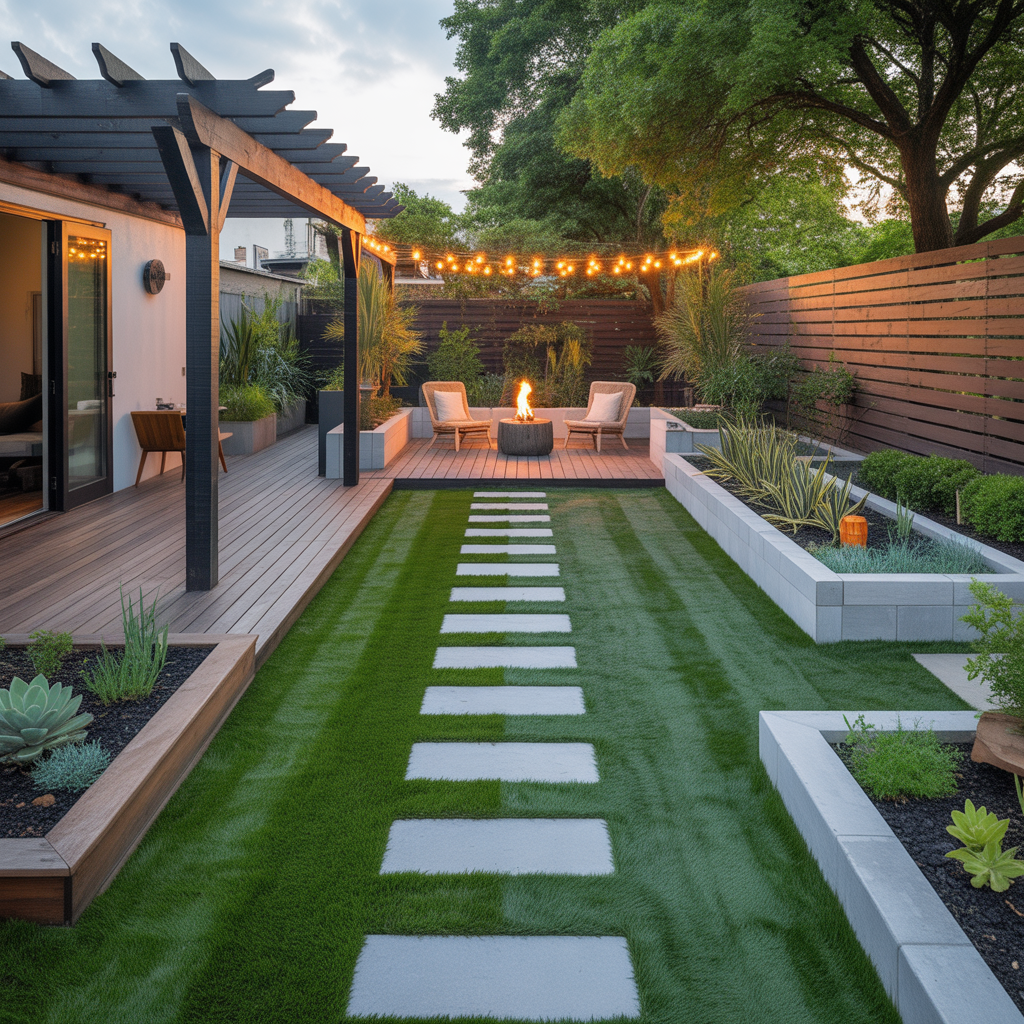 turf ideas backyard