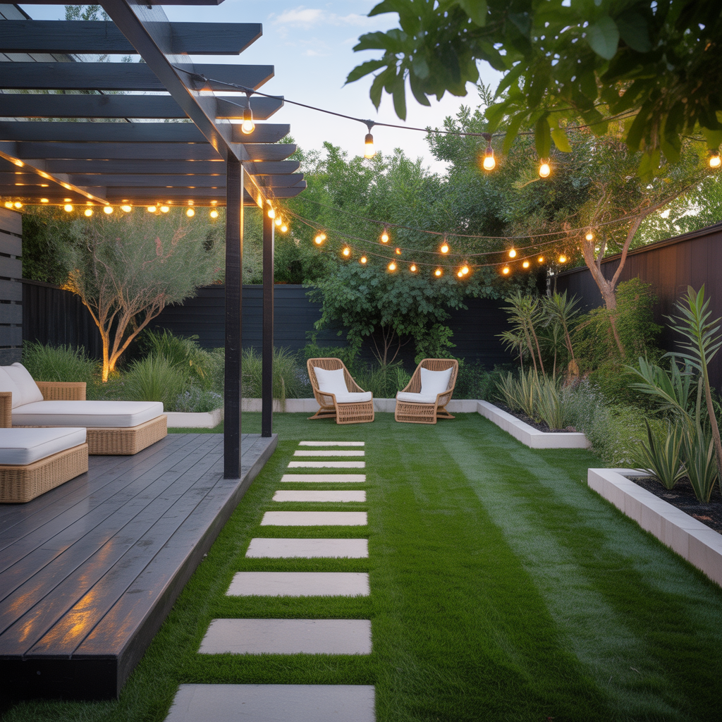 turf ideas backyard