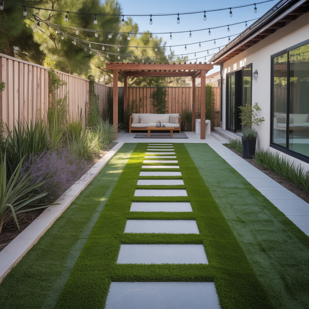 turf ideas backyard