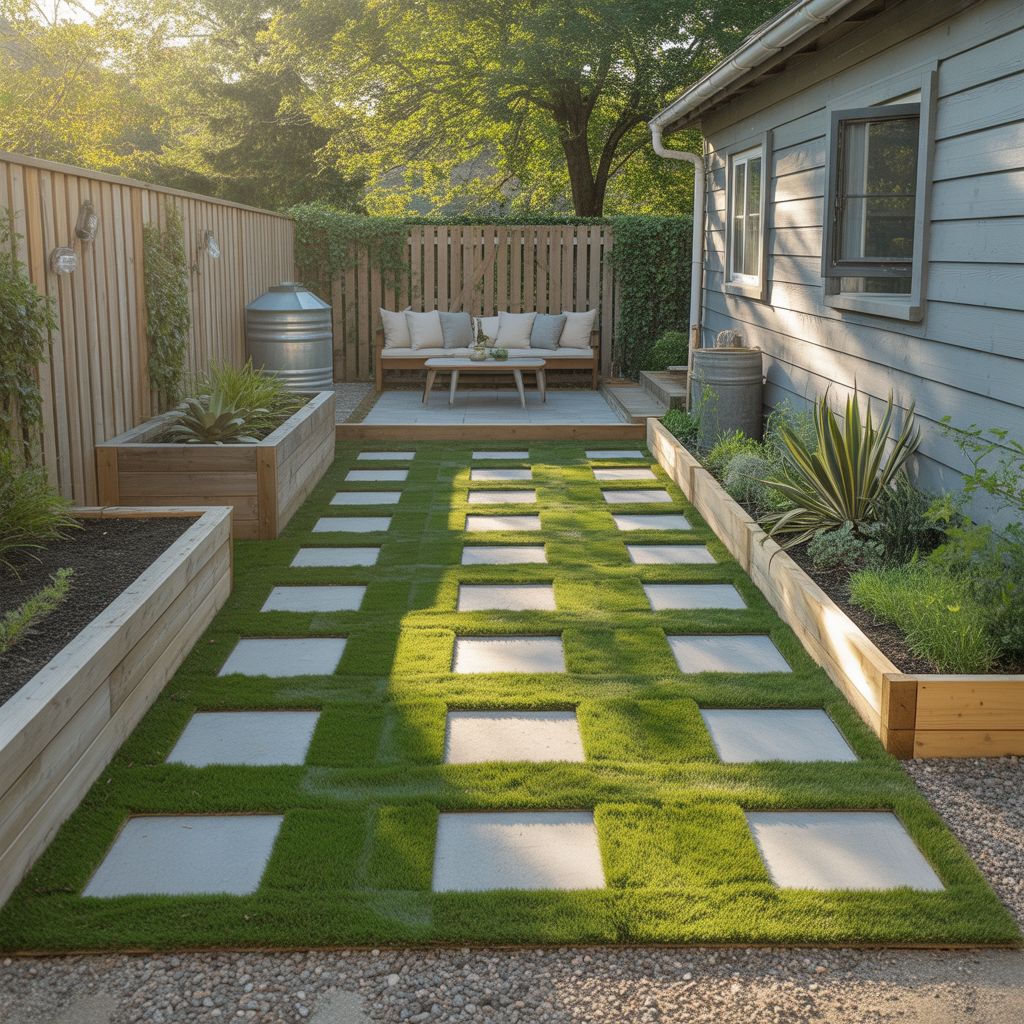 turf ideas backyard