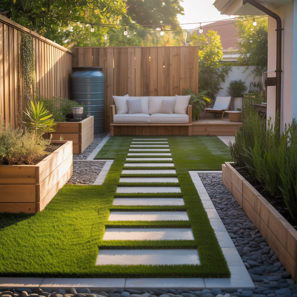 turf ideas backyard