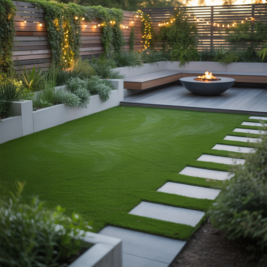 turf ideas backyard