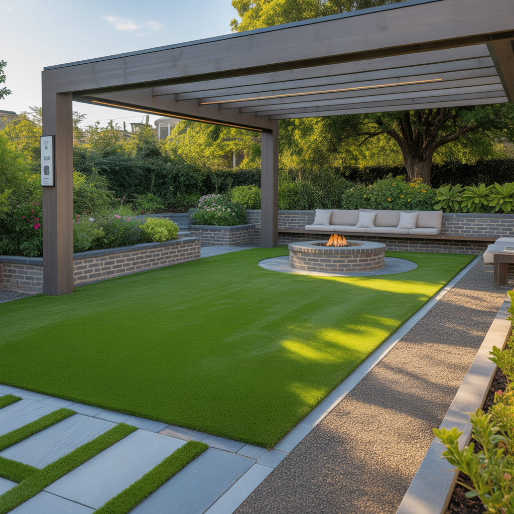 turf ideas backyard