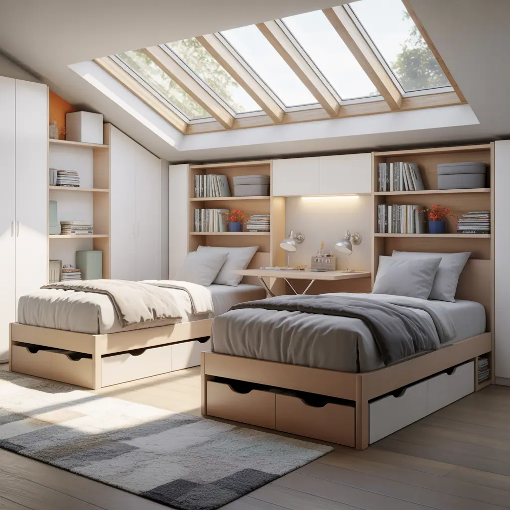 twin bed ideas space economy