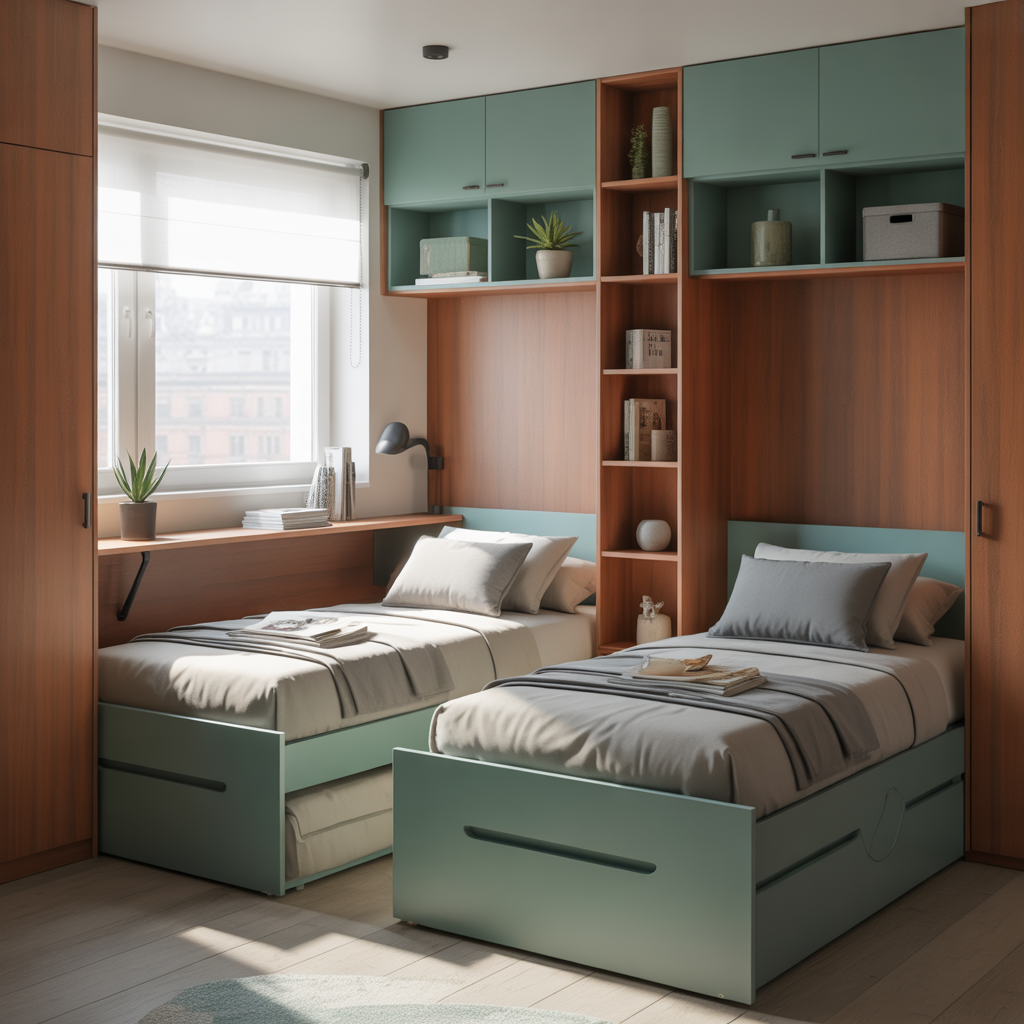 twin bed ideas space economy
