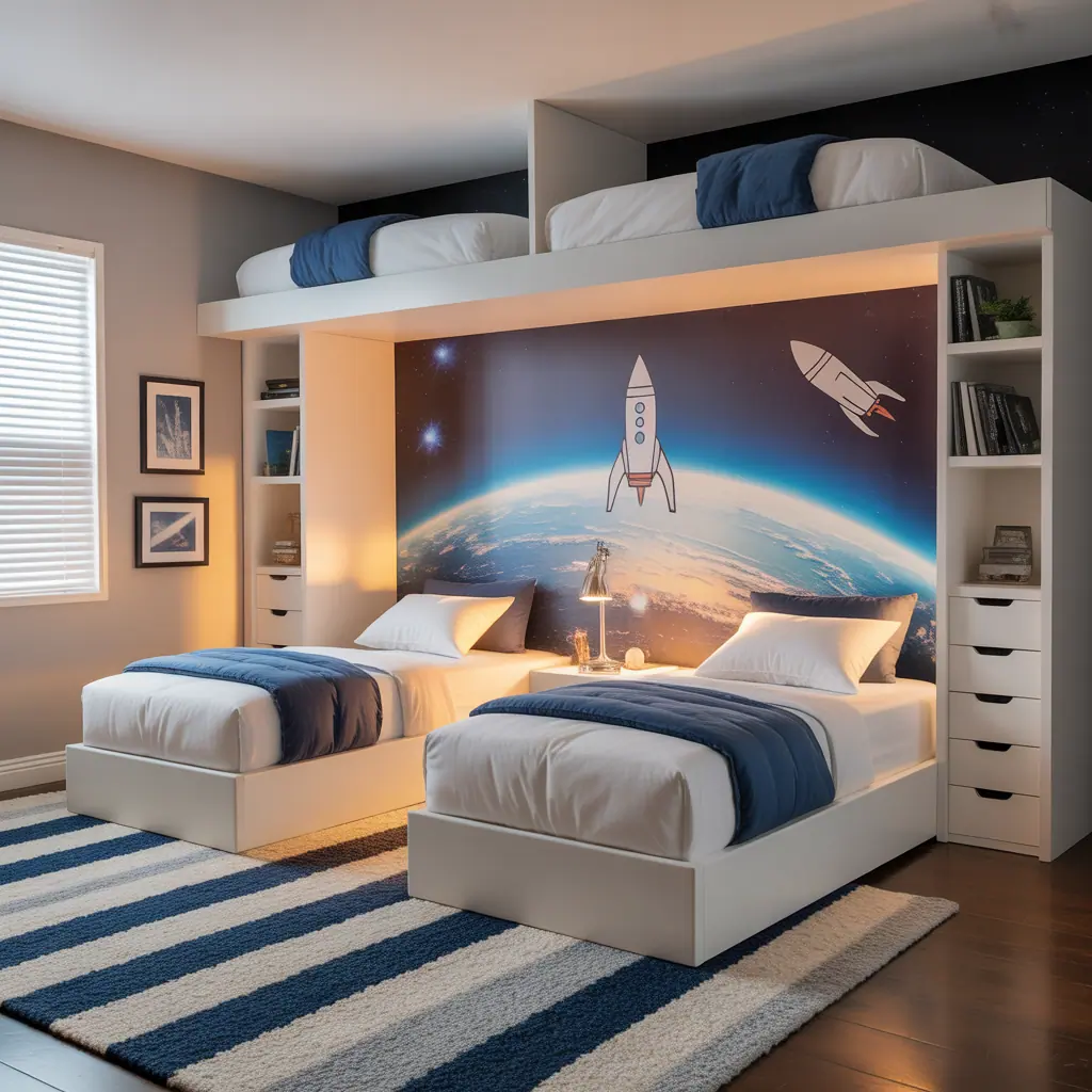twin bed ideas space economy