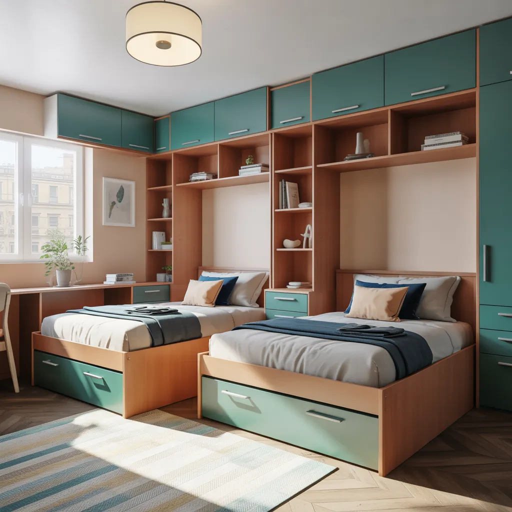 twin bed ideas space economy