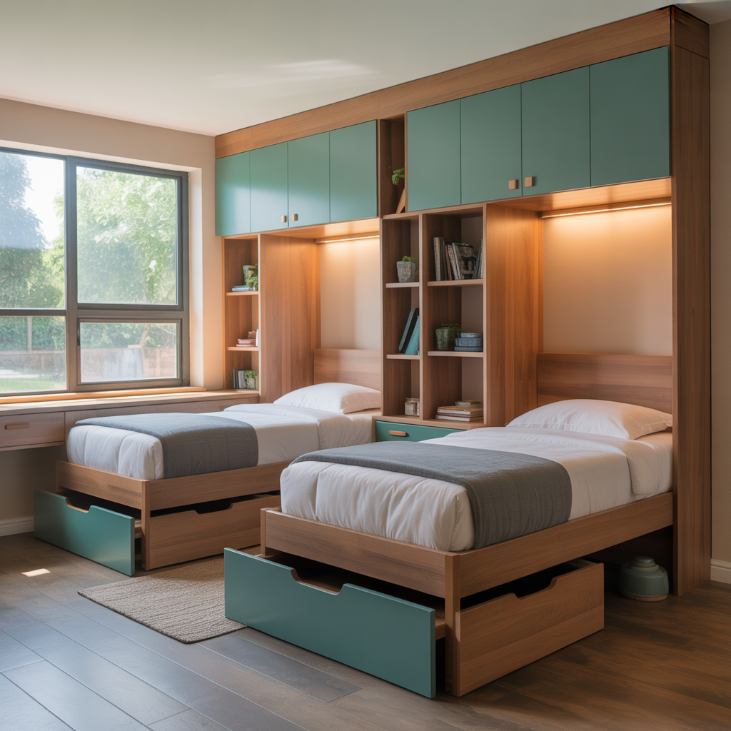 twin bed ideas space economy