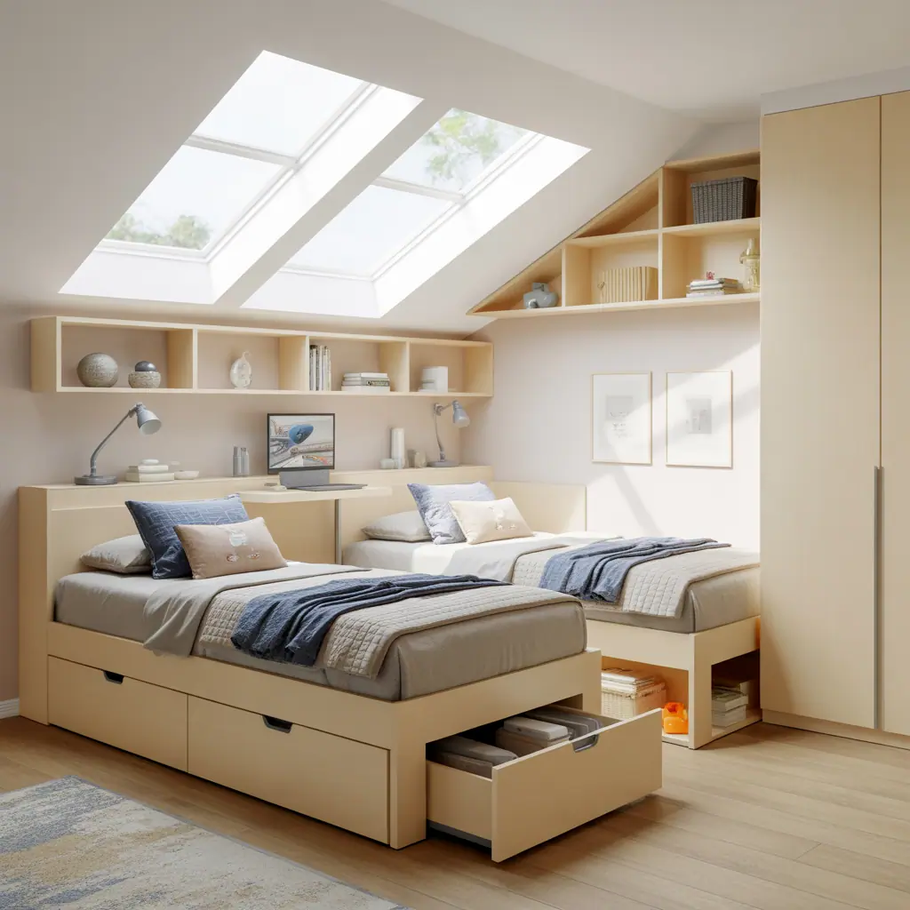 twin bed ideas space economy