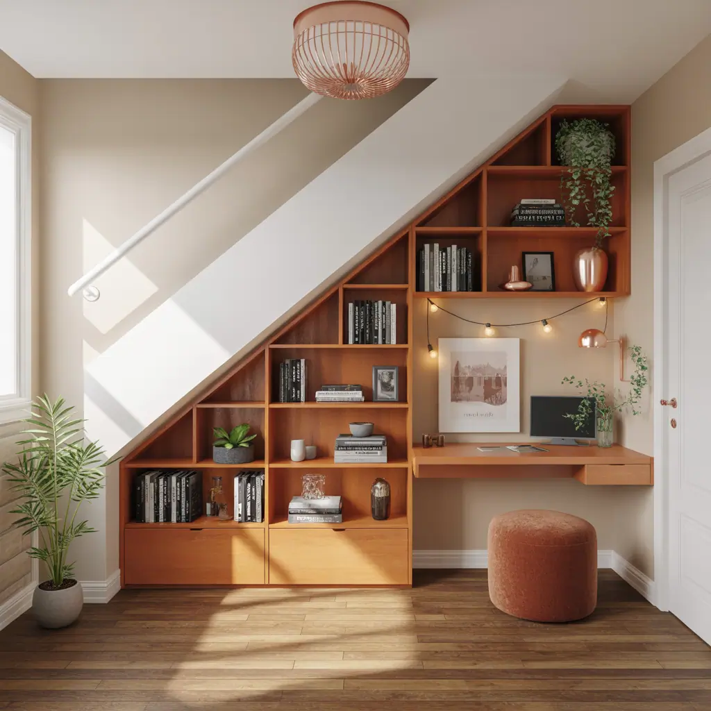 under stairs ideas in living room
