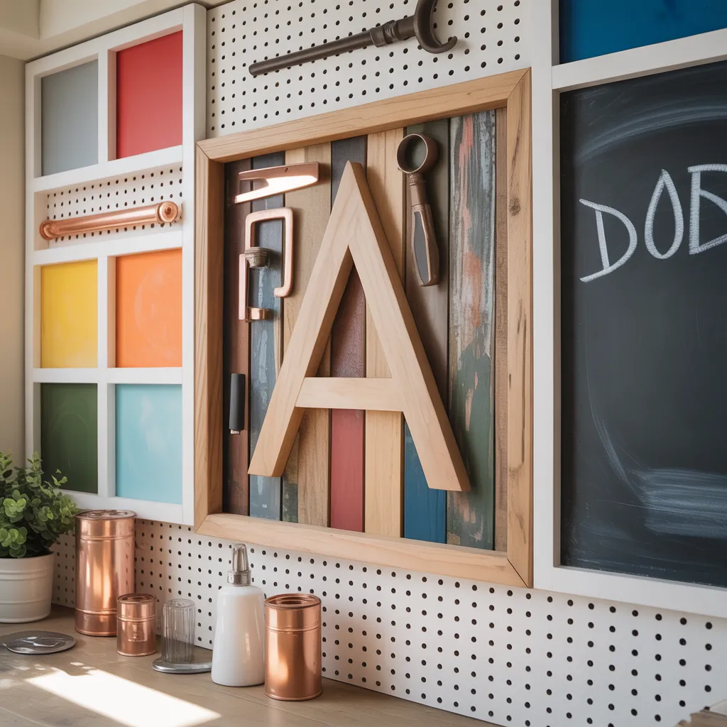 unique initial wall decor