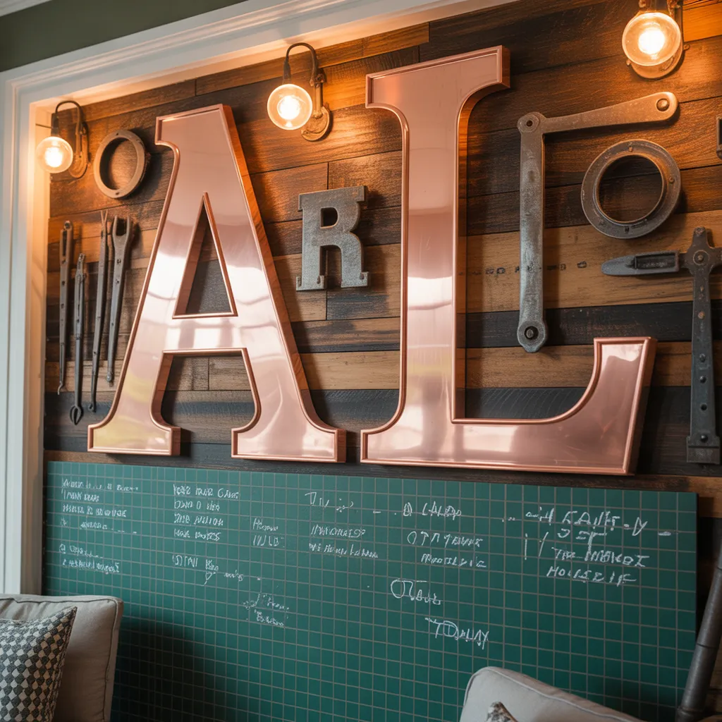 unique initial wall decor