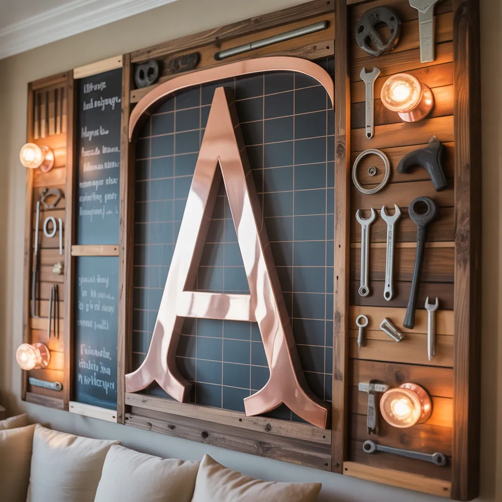 unique initial wall decor