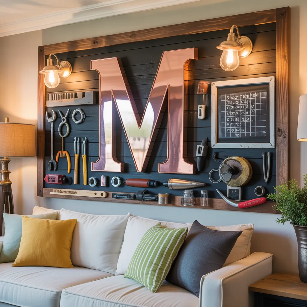 unique initial wall decor