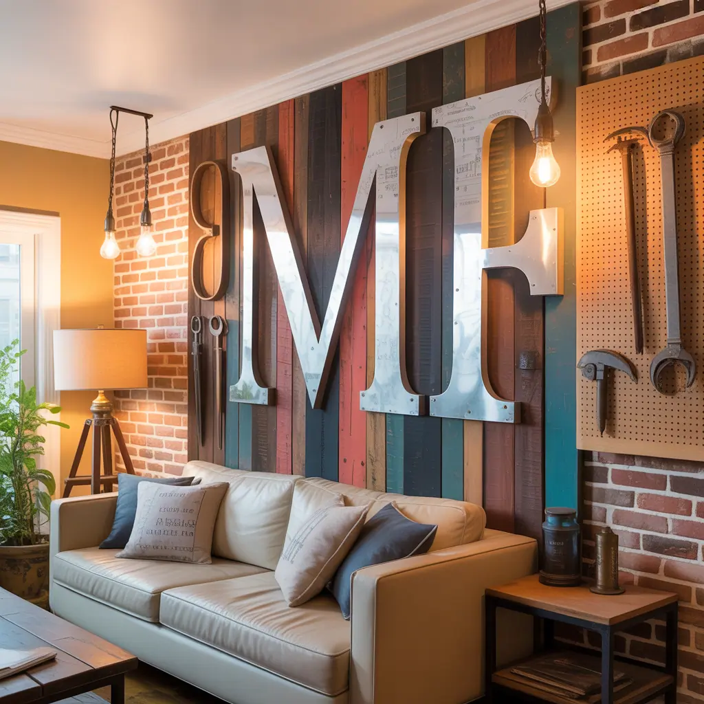 unique initial wall decor