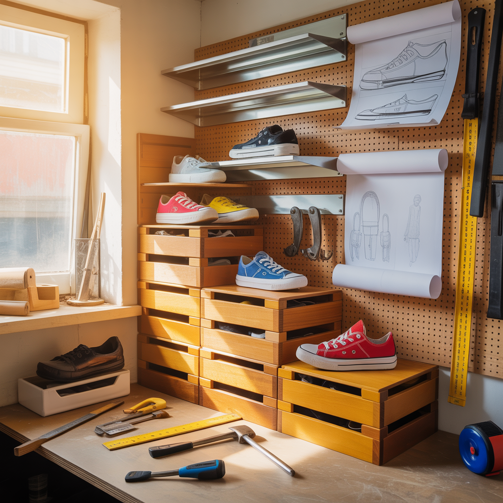 unique shoe rack ideas