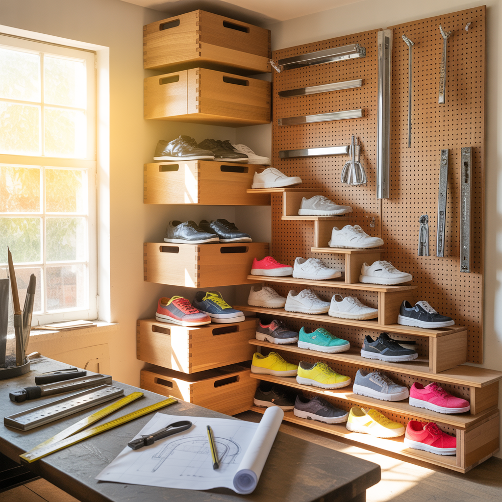 unique shoe rack ideas