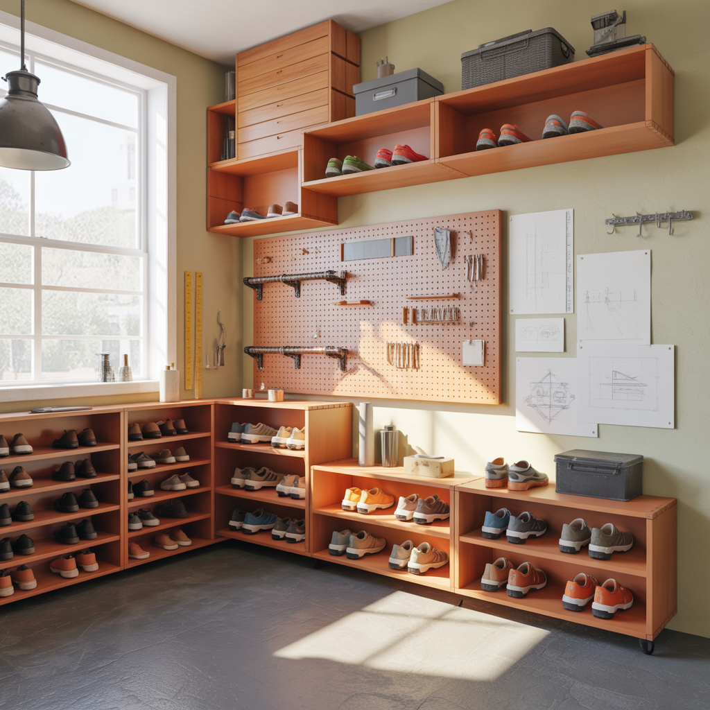 unique shoe rack ideas