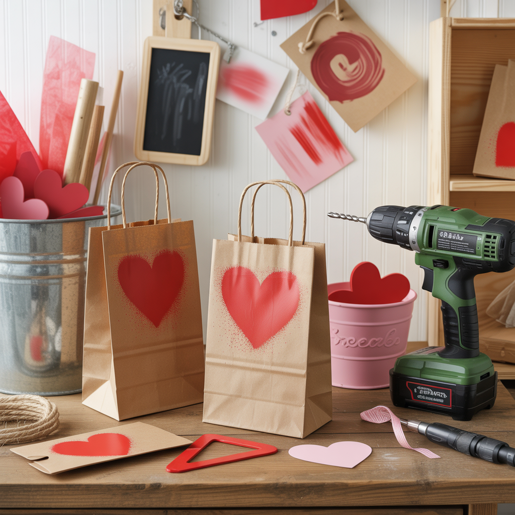 valentine bags decorating ideas